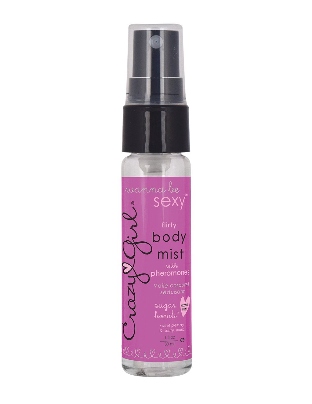 Crazy Girl Wanna Be Sexy Flirty Body Mist with Pheromones - Personal Care - Grooming