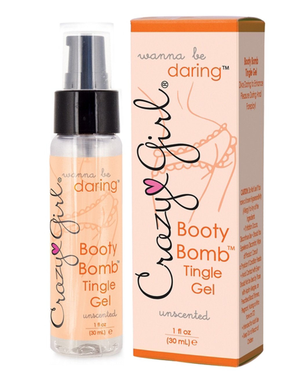 Crazy Girl Wanna Be Daring Booty Bomb Tingle Gel - Personal Care - Enhancement