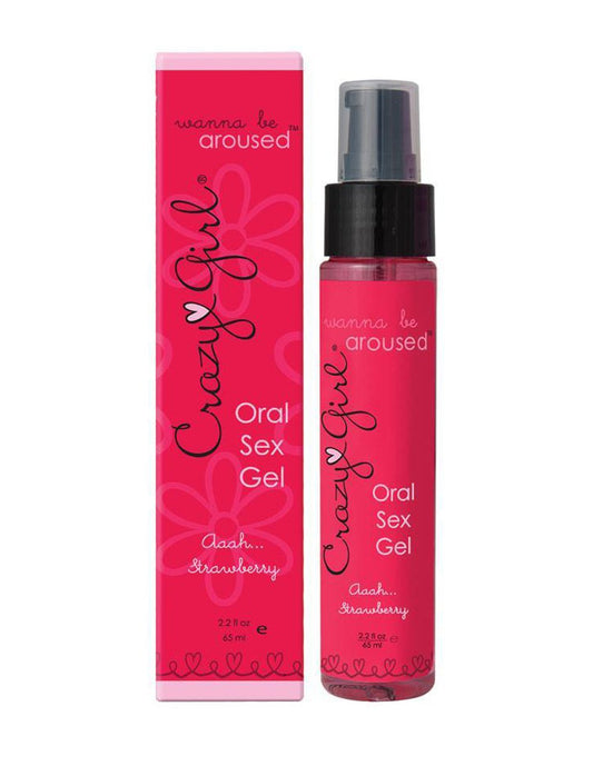 Crazy Girl Wanna Be Aroused Oral Sex Gel Strawberry