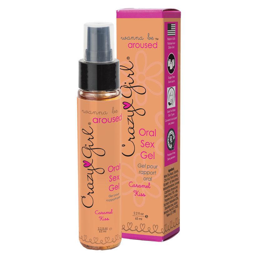 Wanna Be Aroused Caramel Oral Sex Gel by Crazy Girl