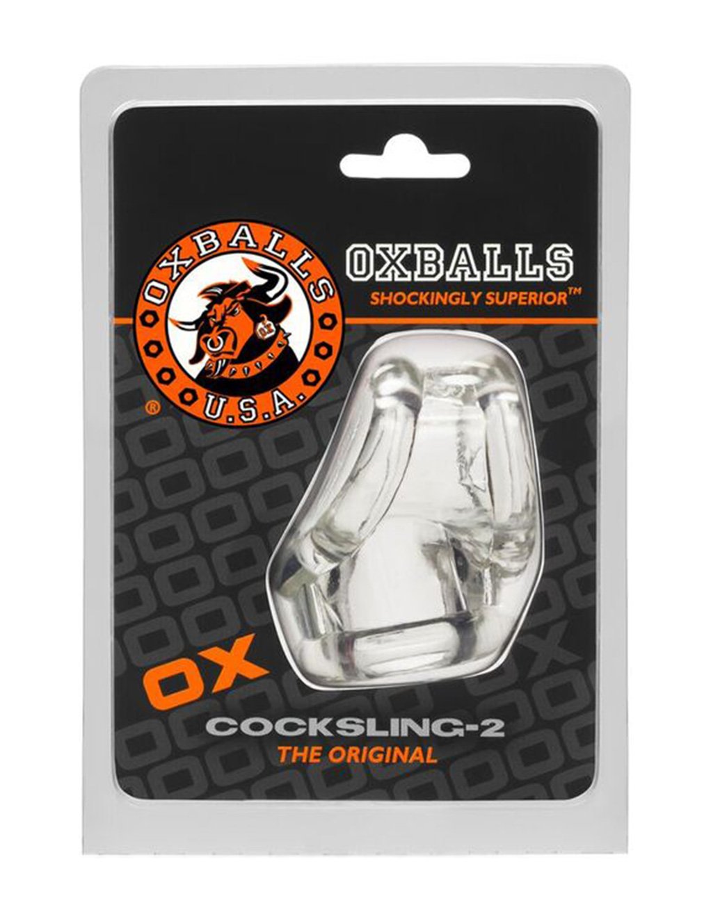 Oxballs Cocksling 2 Clear - Novelties - Cockring