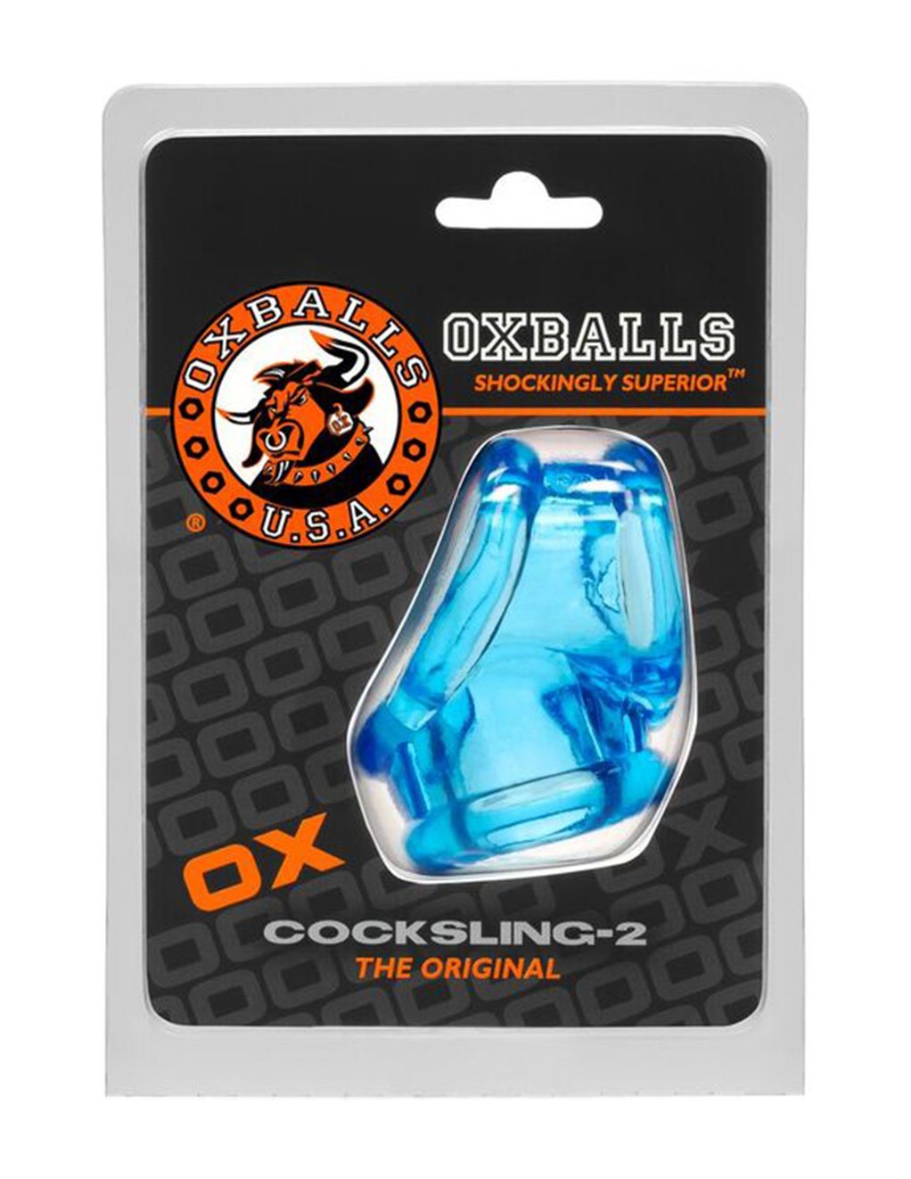 Oxballs Cocksling 2 Blue - Novelties - Cockring