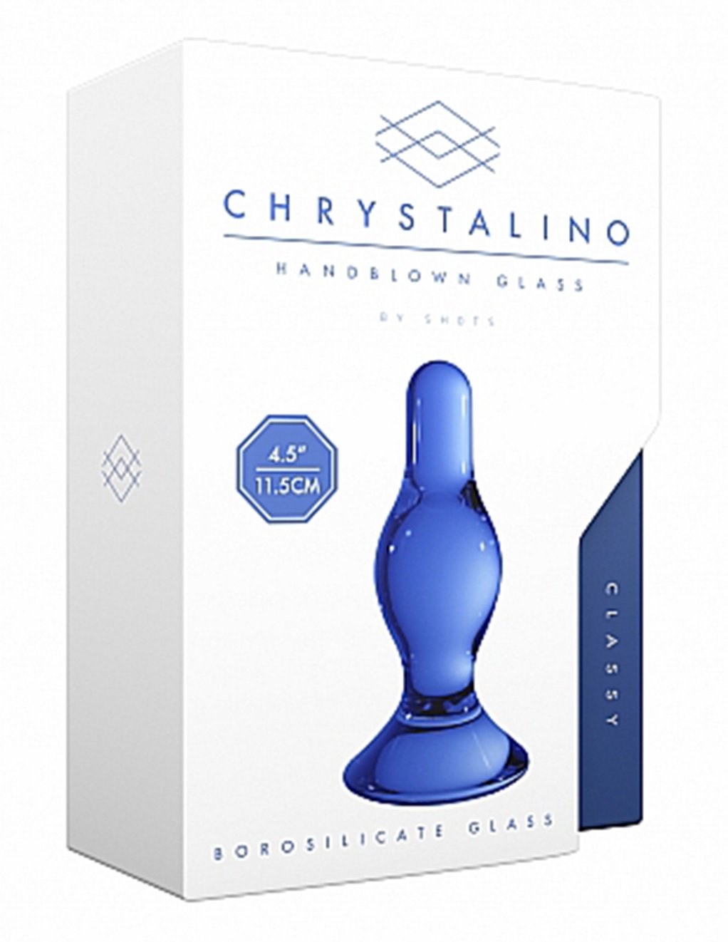Chrystalino Blue Classy Plug box side