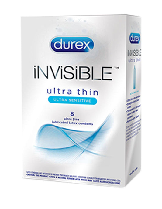 Durex Invisible Thin Condoms 8pk
