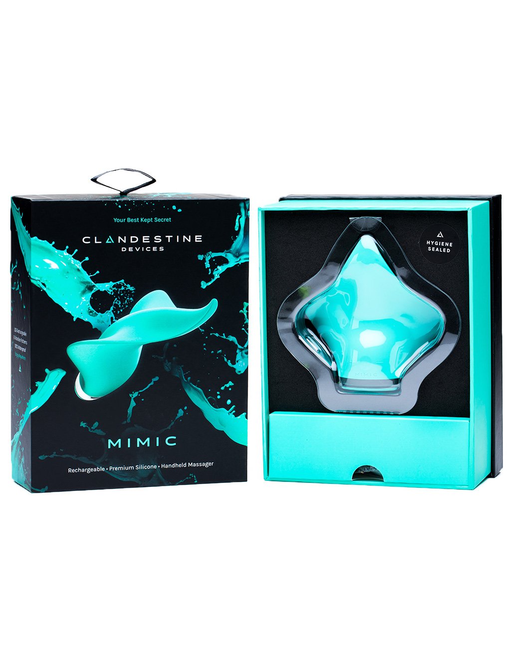 Clandestine Devices Mimic Massager Seafoam - Novelties - External