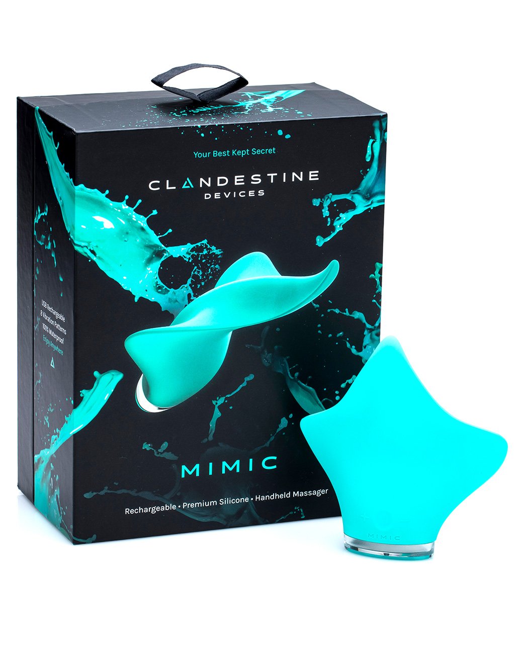 Clandestine Devices Mimic Massager Seafoam - Novelties - External