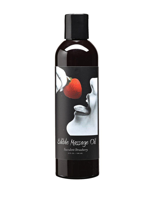 Earthly Body Edible Massage Oil Strawberry