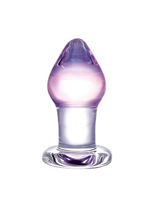 Glas Amethyst Rain Butt Plug - Novelties - Glass