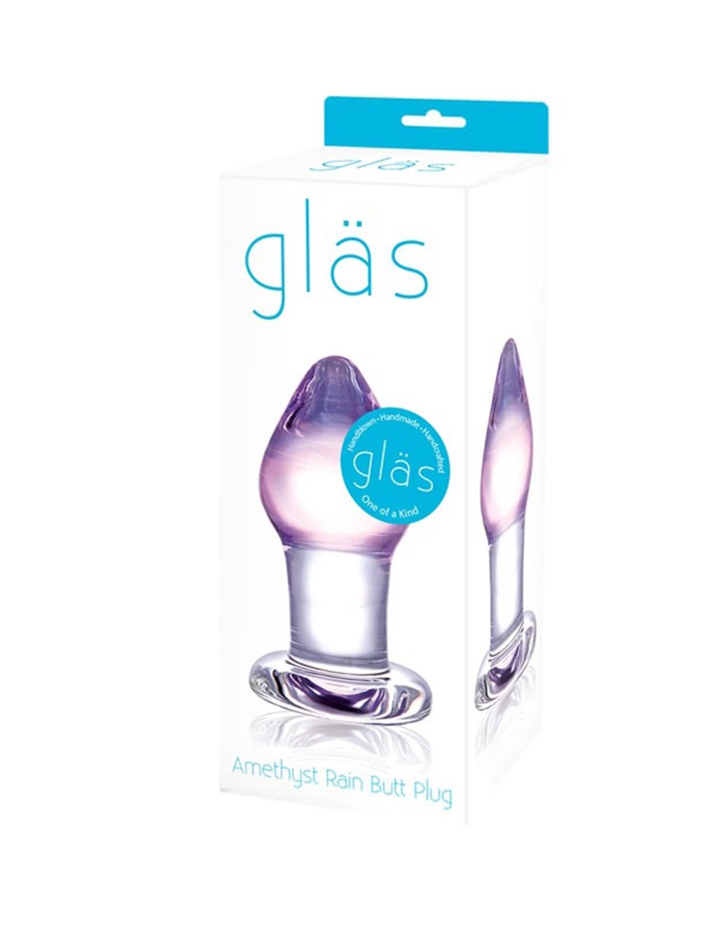 Glas Amethyst Rain Butt Plug - Novelties - Glass