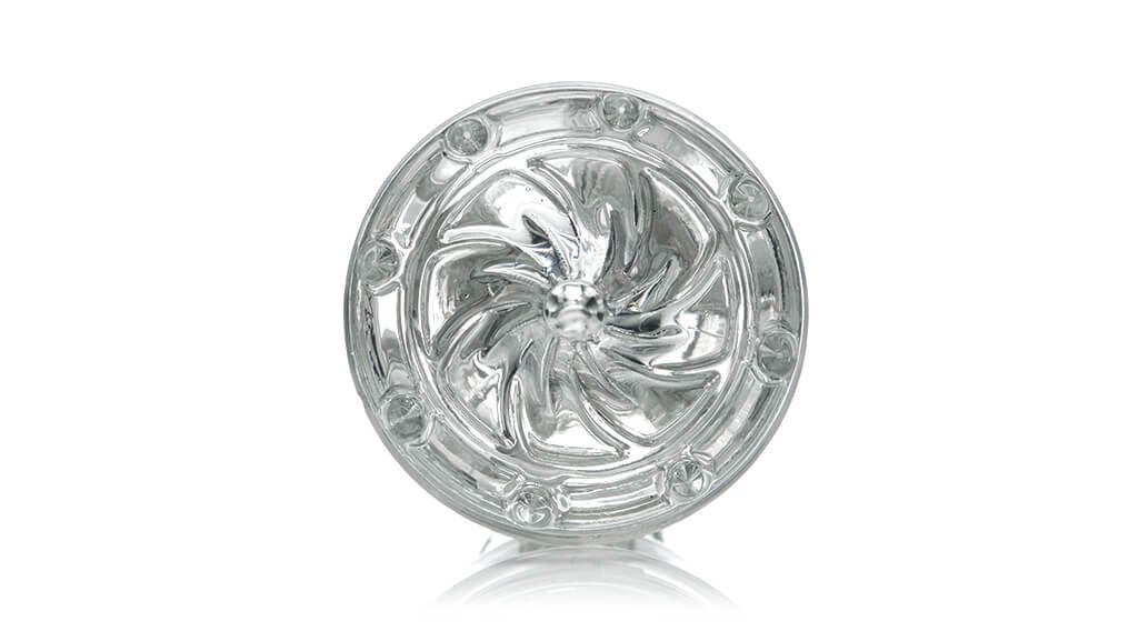 Fleshlight Clear Torque Front View