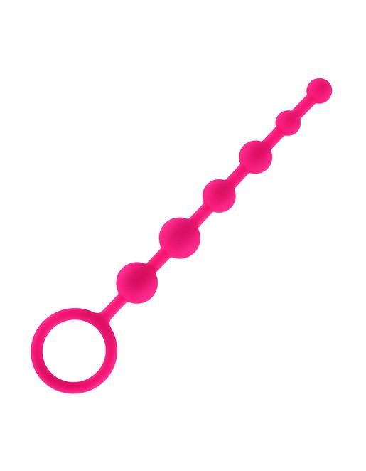 Hustler Silicone Anal Beads 6 Balls Pink