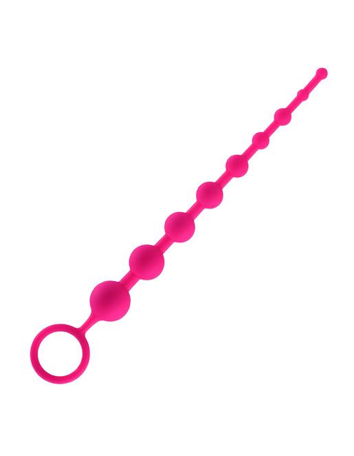 Hustler Silicone Anal Beads 9 Balls Pink