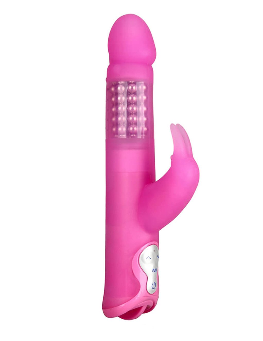 Hustler Rotating Beads Rabbit Vibrator - Novelties - Dual/Multi