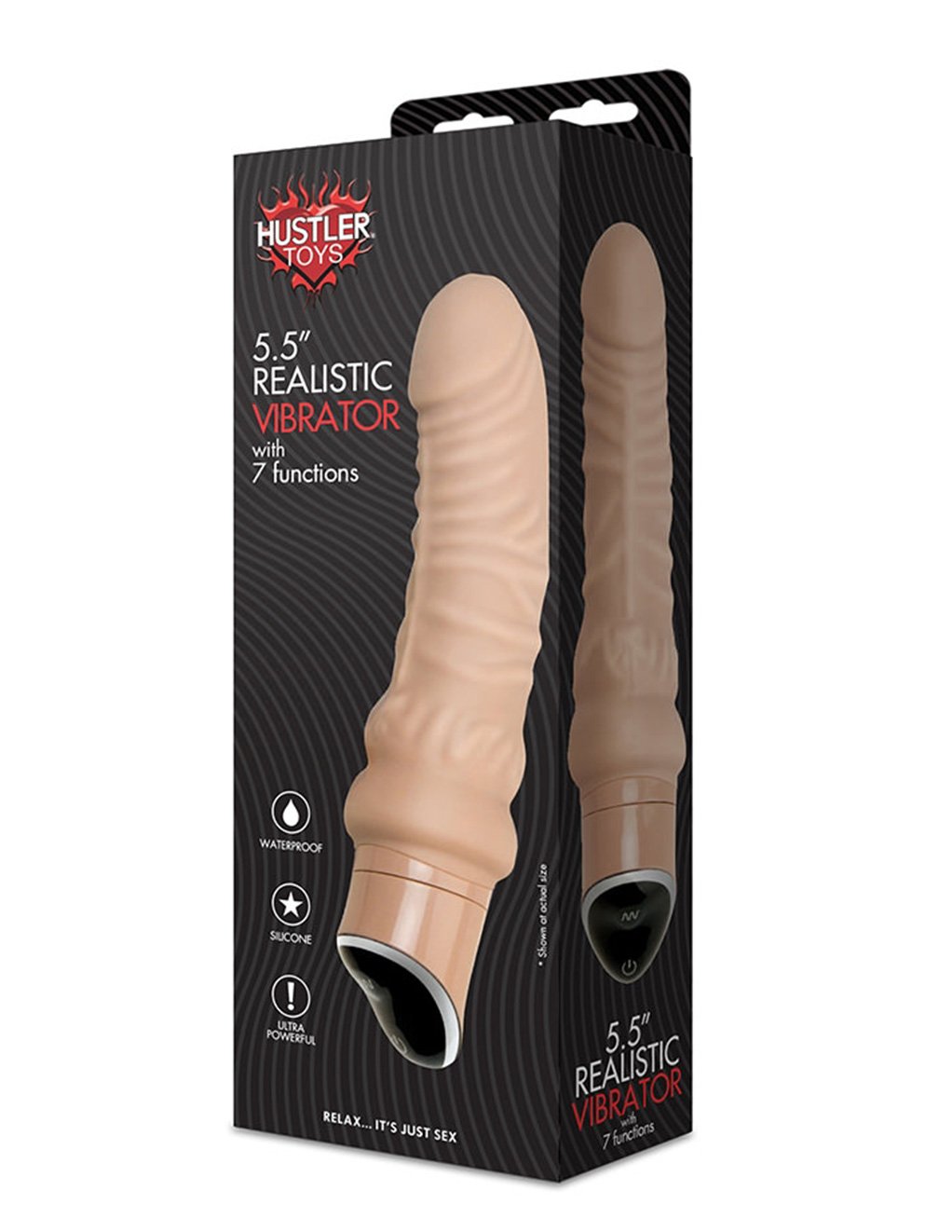Hustler 5.5 Inch Realistic Vibrator - Novelties - Massager