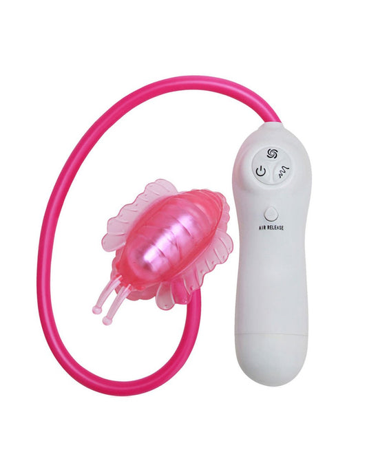 Hustler Vibrating Sucking Butterfly Massager - Novelties - Massager