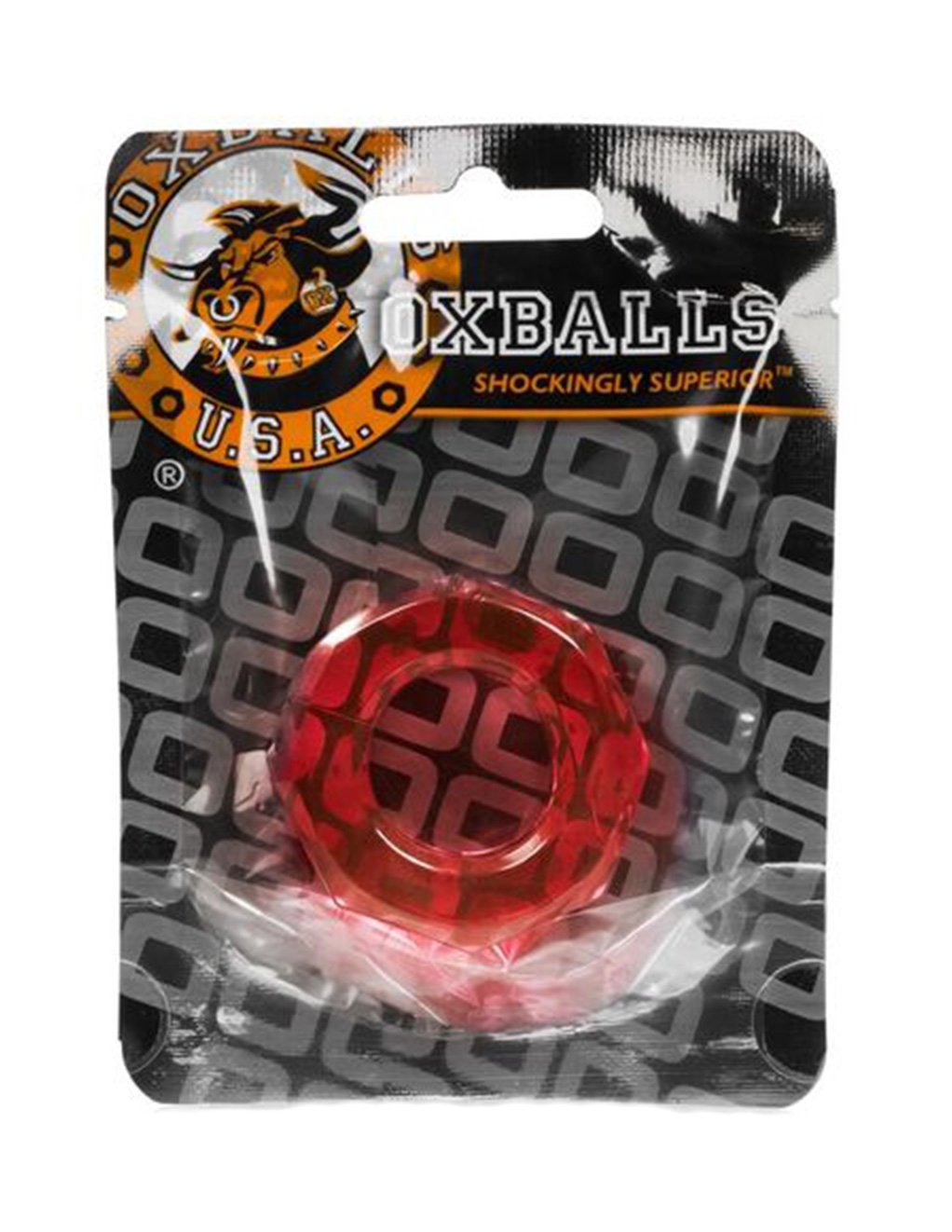 Oxballs Humpballs Cockring Red - Novelties - Cockring