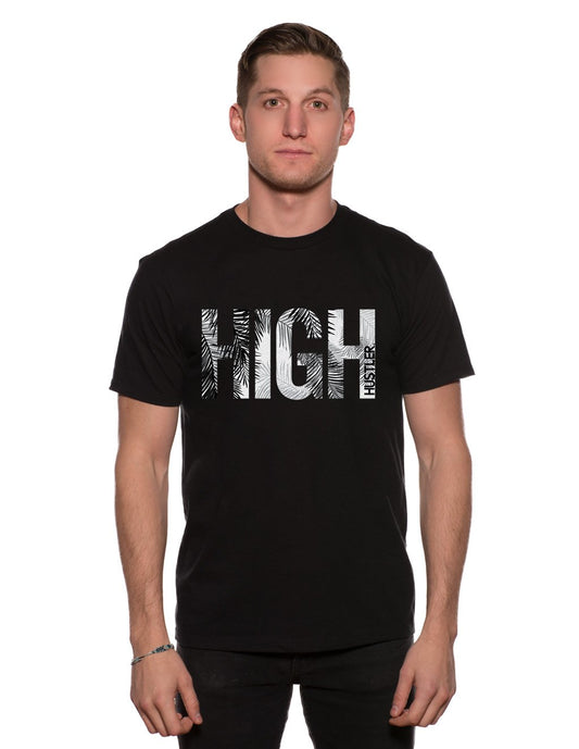 Hustler Black Men's Maui High Tee