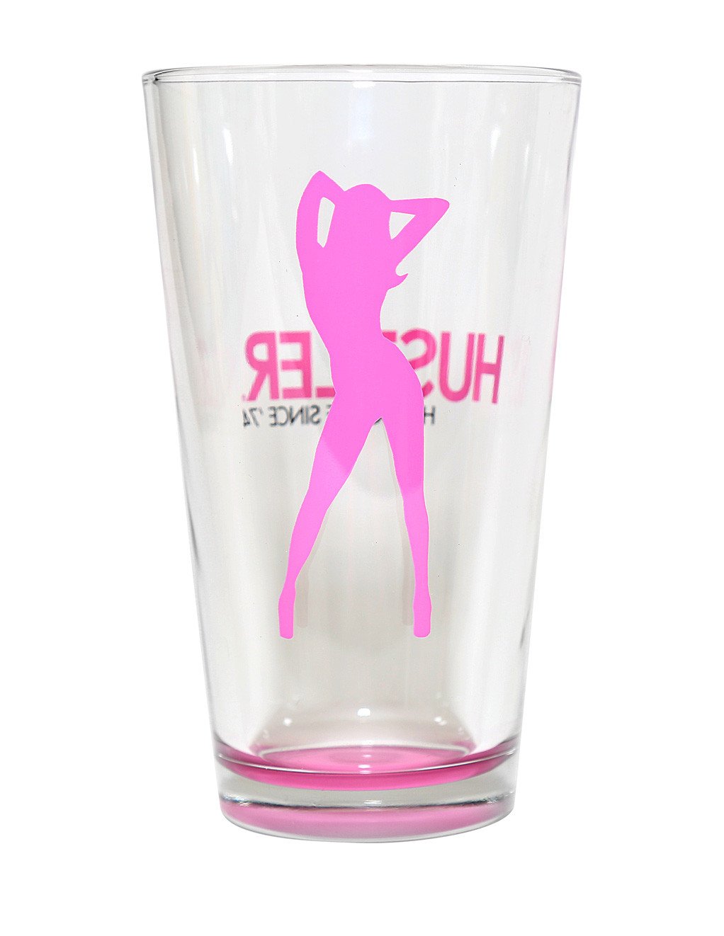 Hustler Hardcore Pint Glass Pink - General Merchandise - Barware