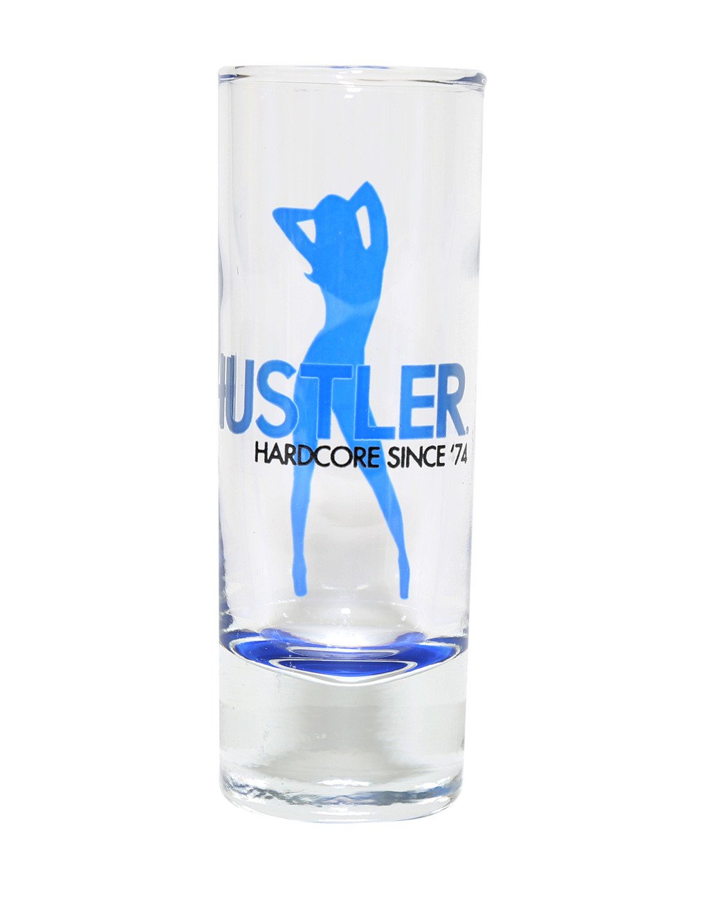 Hustler Hardcore Shooter Glass Blue