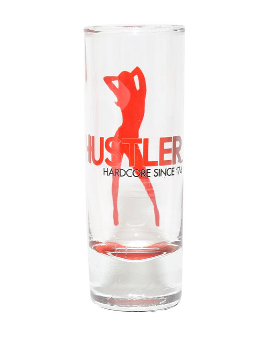 Hustler Hardcore Shooter Glass Red