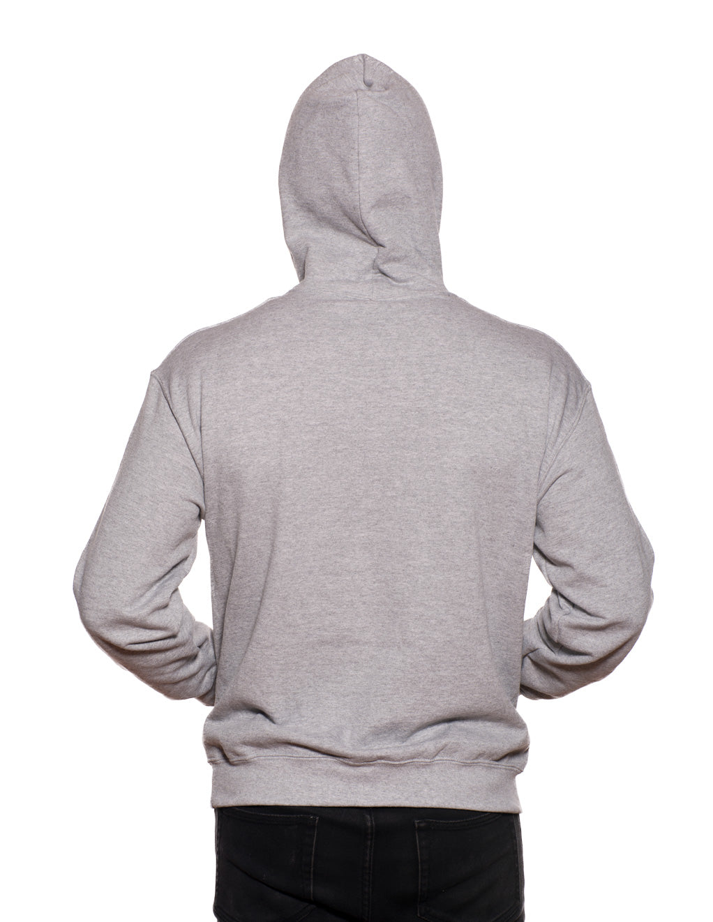 HUSTLER Classic Pull Over Hood Gray Back