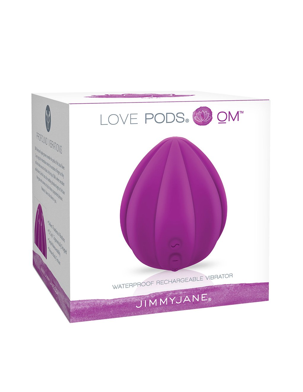 Jimmyjane Love Pods OM Rechargeable Vibrator - Novelties - Massager