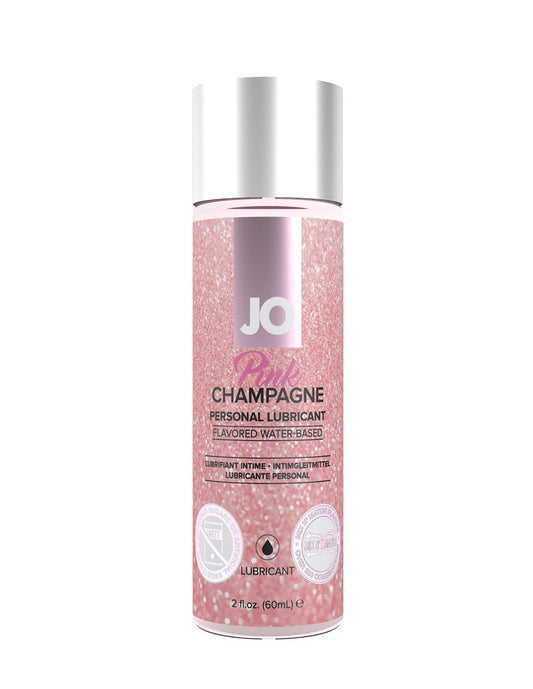 Jo H2O Flavored Lubricant Pink Champagne 2oz - Personal Care - Lubricant
