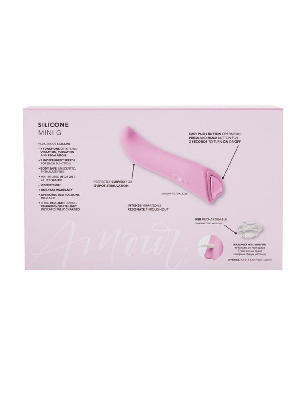 Jopen Amour Silicone Mini G-Spot Vibrator - Novelties - G Spot