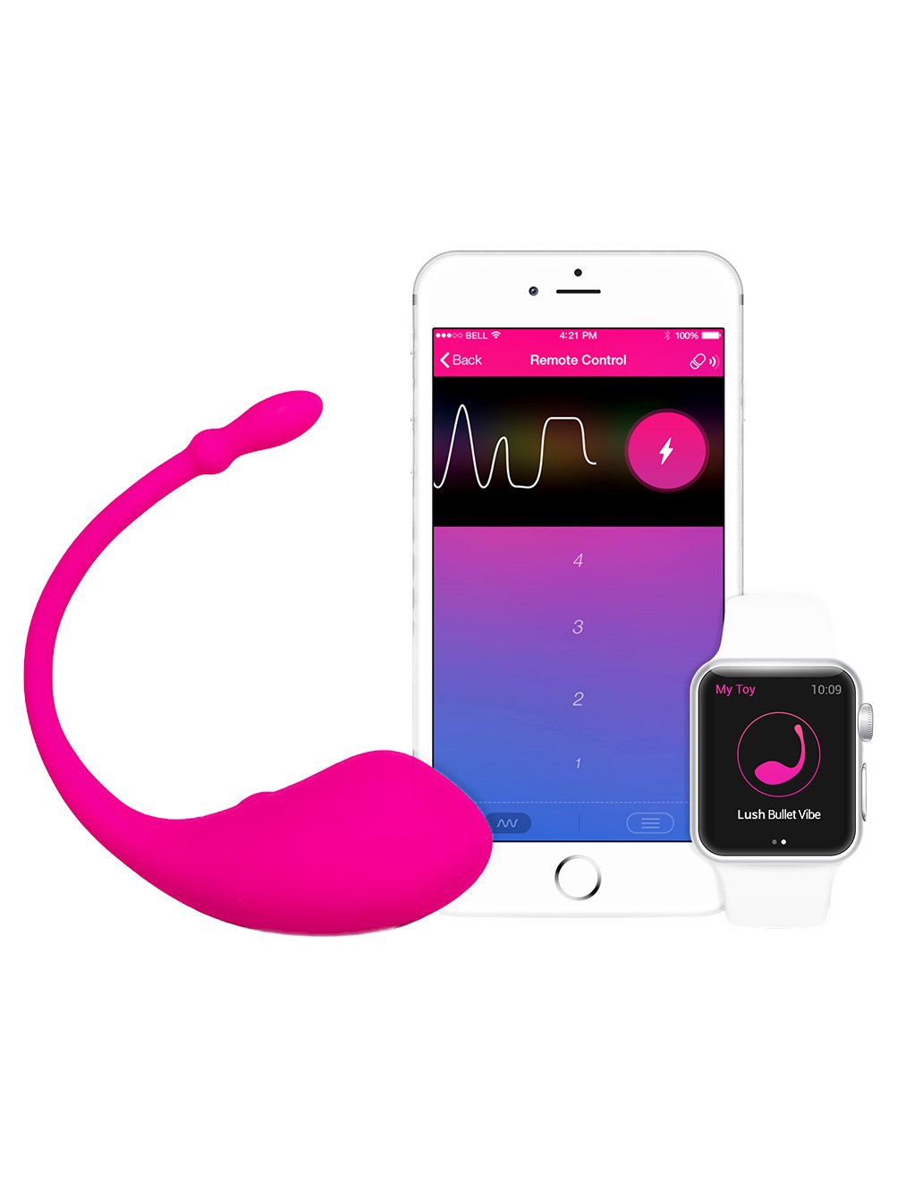 Lovense Lush Bluetooth Remote Control G-Spot Vibrator - Novelties - Massager