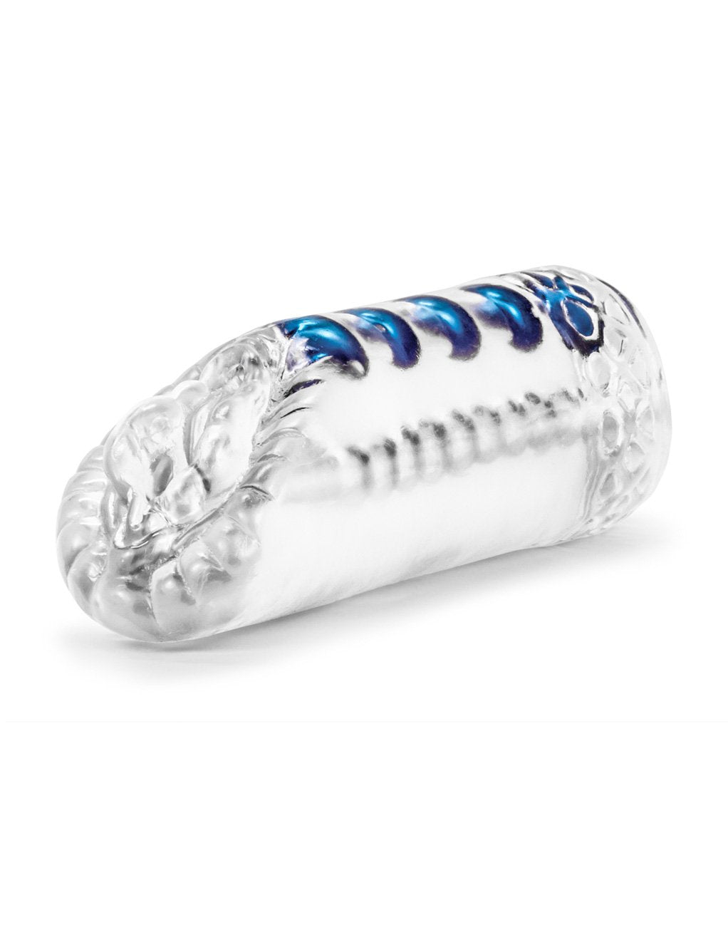 M For Men by Blush Novelties Snatch Masturbator Clear Beads