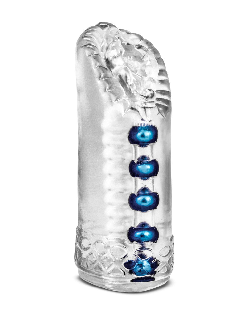 M For Men by Blush Novelties Snatch Masturbator Clear Standing