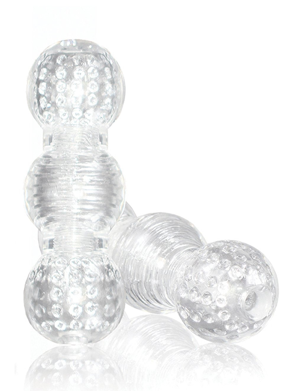 M For Men by Blush Novelties Master Stroker Clear Masturbator Toy