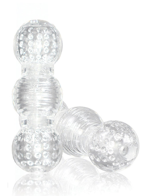 M For Men by Blush Novelties Master Stroker Clear Masturbator Toy