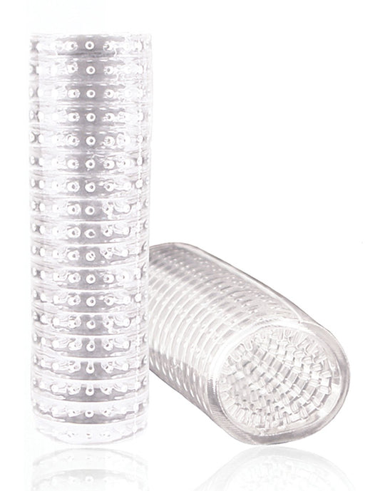 M For Men by Blush Novelties Stroke Sleeve Clear Masturbator Toy