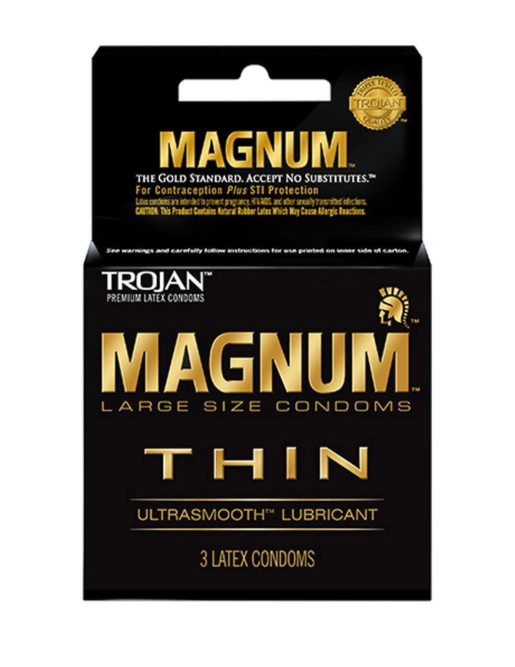 Trojan Magnum Thin Condoms 3pk