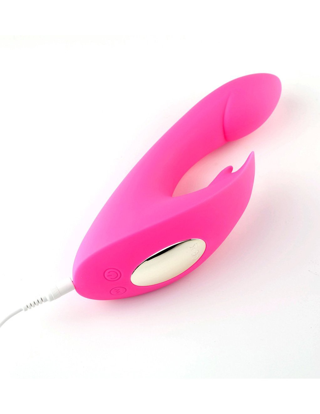 Maia Leah USB Rechargeable Silicone 10-Function Rabbit Vibrator side view
