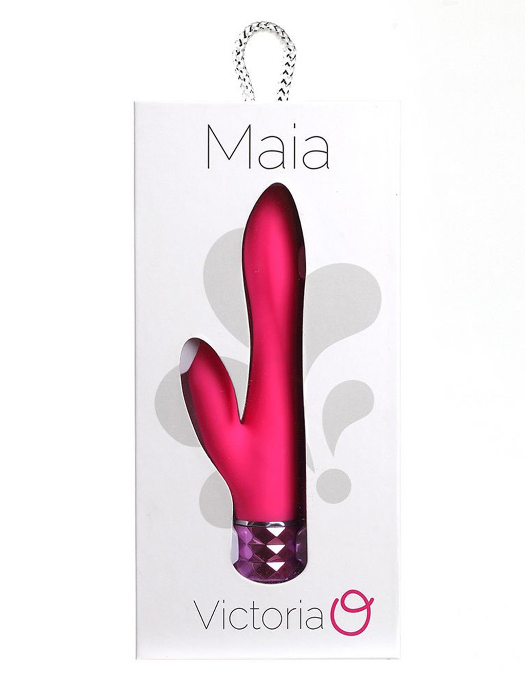 Maia Victoria Crystal Gems Silicone 10-Function Dual Vibrator packaging