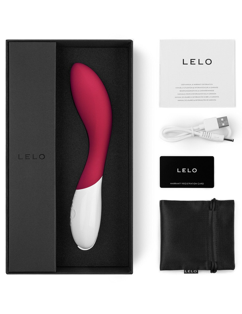 Lelo Mona 2 Waterproof Vibrator Red - Novelties - G Spot