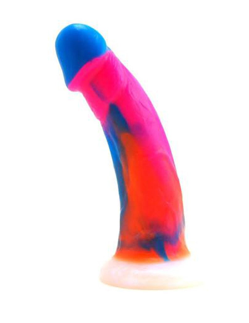 Vixen Mustang Tie Dye Bright Dildo