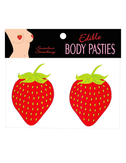 Edible Nipple Pasties Strawberry - Party - Candy Edible