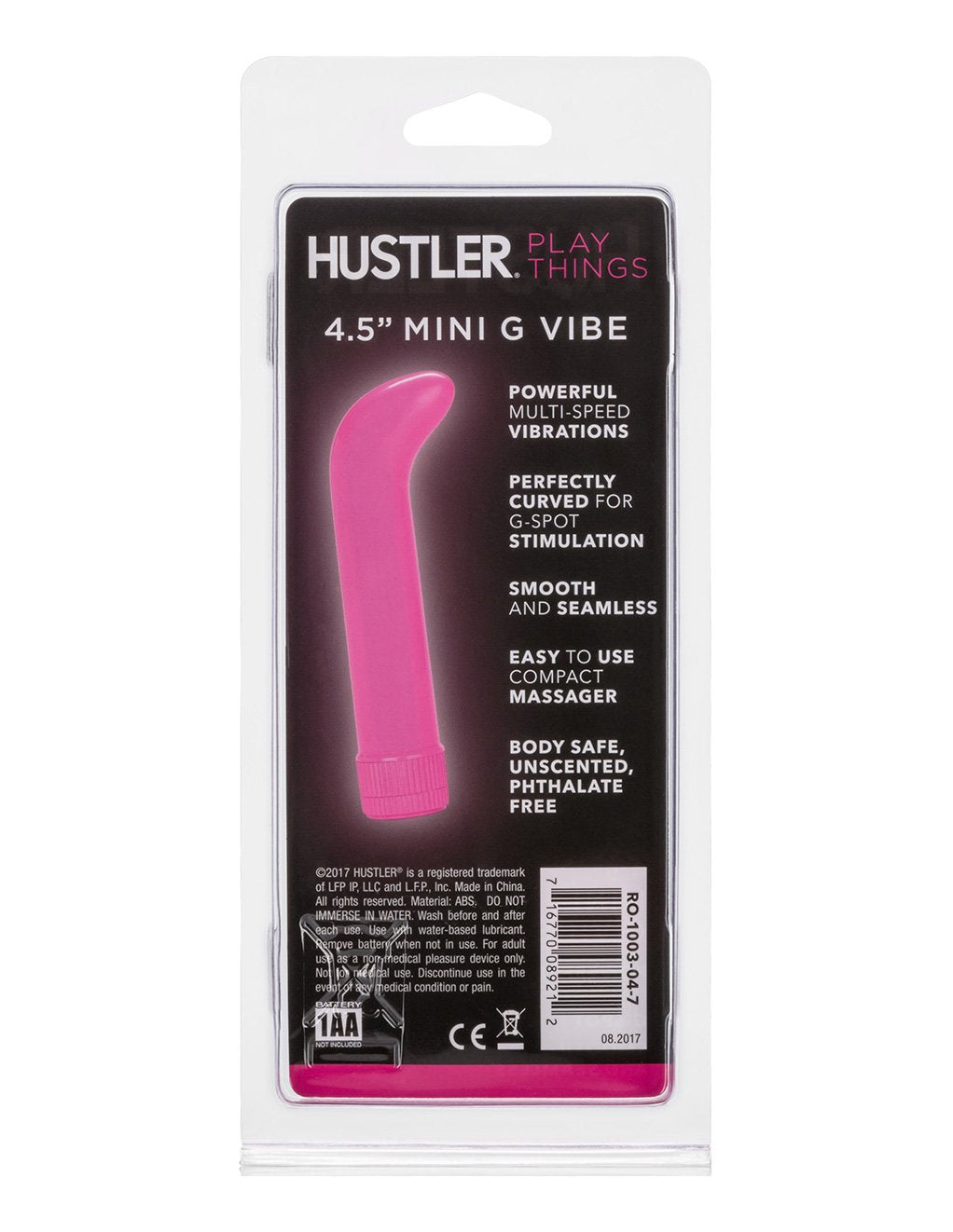 Hustler Playthings Mini G-Spot Vibe - Novelties - G Spot