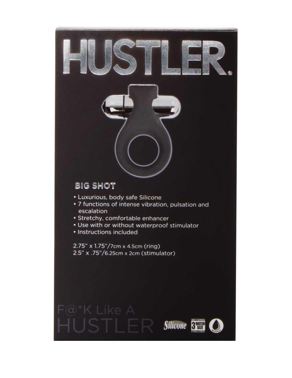 Hustler Luxurious Couple’s Enhancer Grey Back