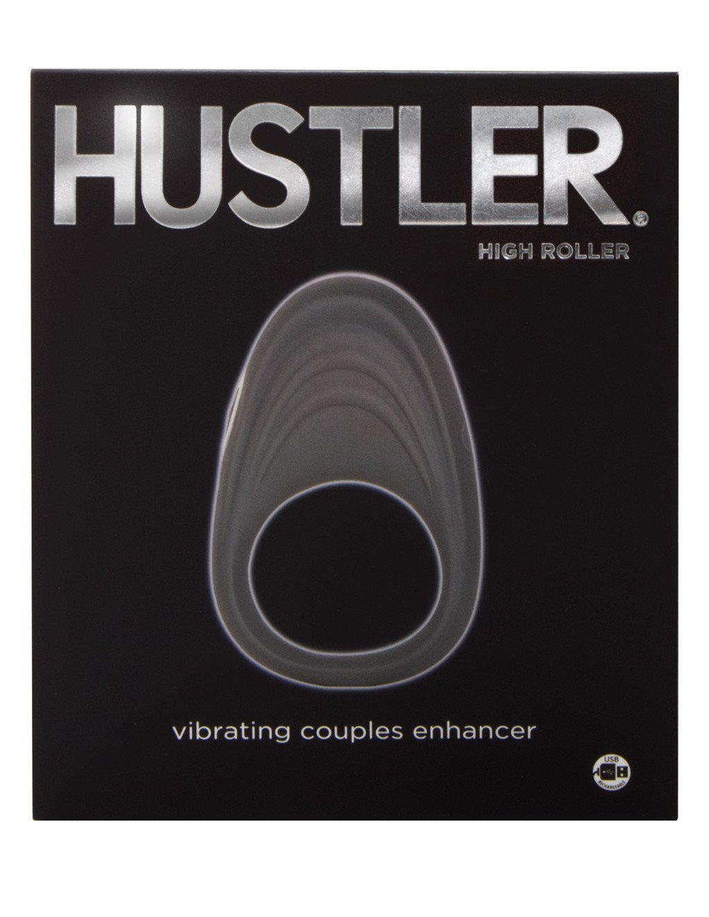 Hustler Vibrating Couple’s Enhancer Grey Front Package
