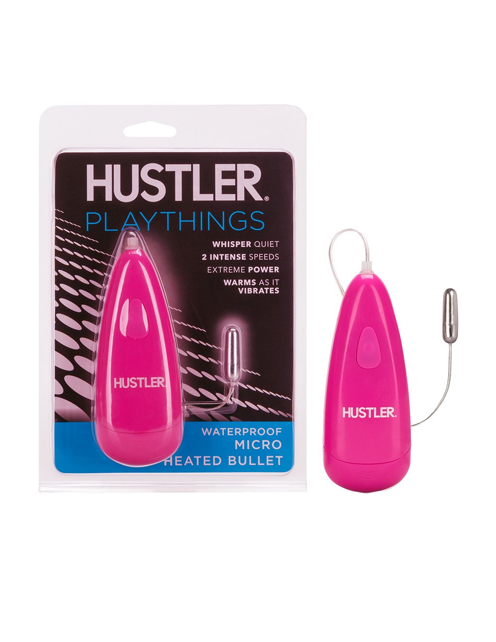 Hustler Playthings Waterproof Micro Heated Bullet - Novelties - Bullet