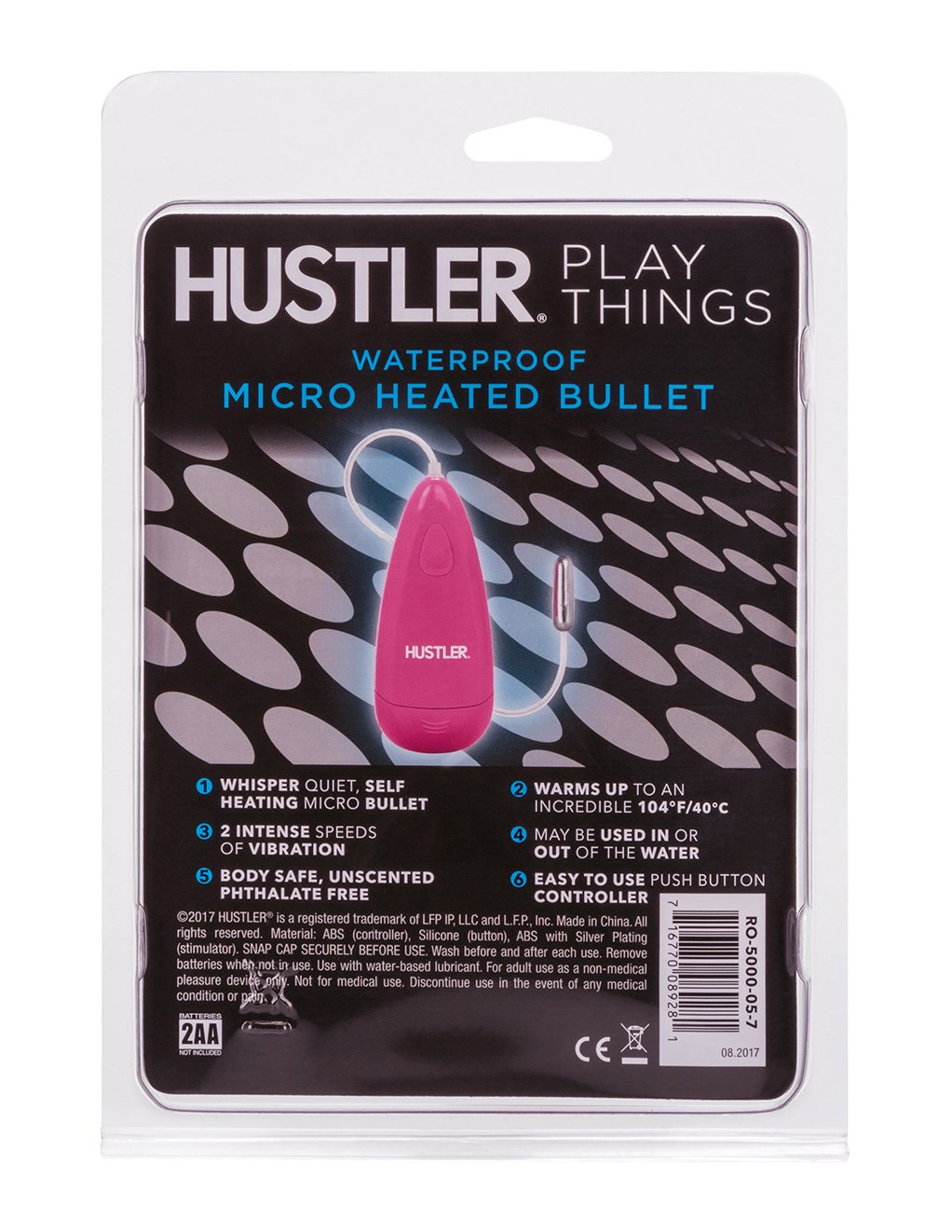 Hustler Playthings Waterproof Micro Heated Bullet - Novelties - Bullet