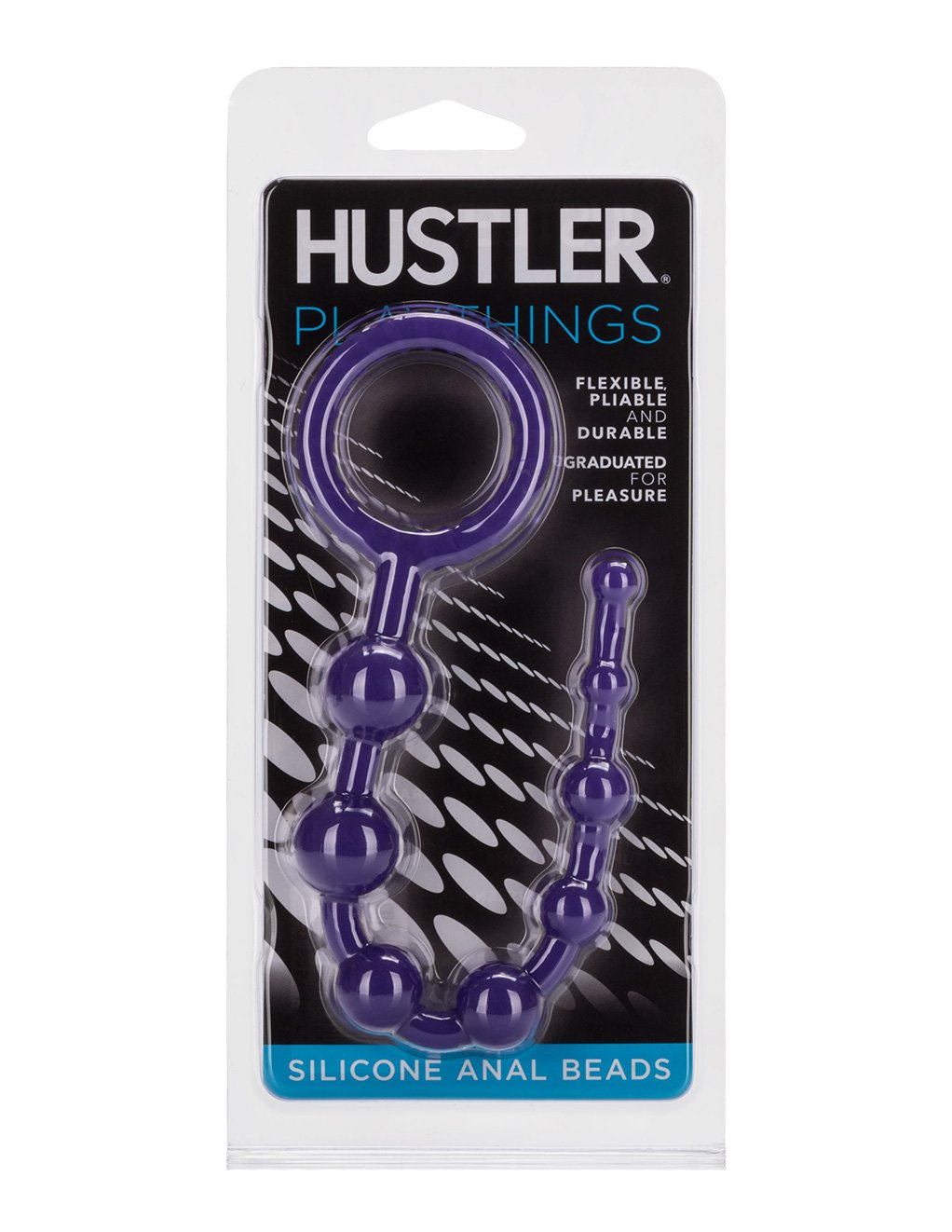 Hustler Playthings Silicone Anal Beads - Novelties - Beads