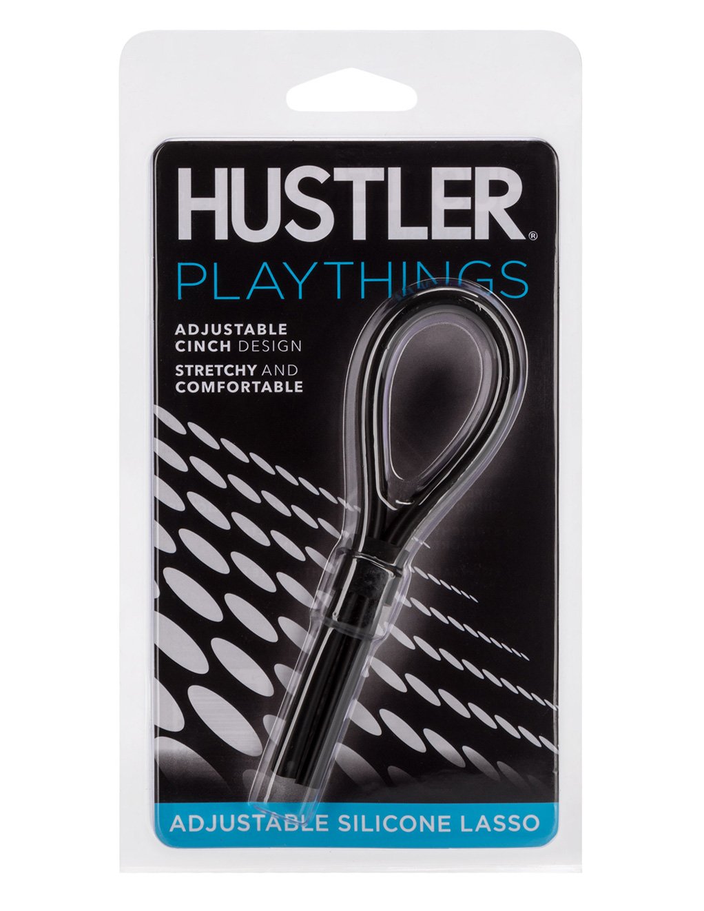 Hustler Playthings Adjustable Silicone Lasso Cockring - Novelties - Cockring