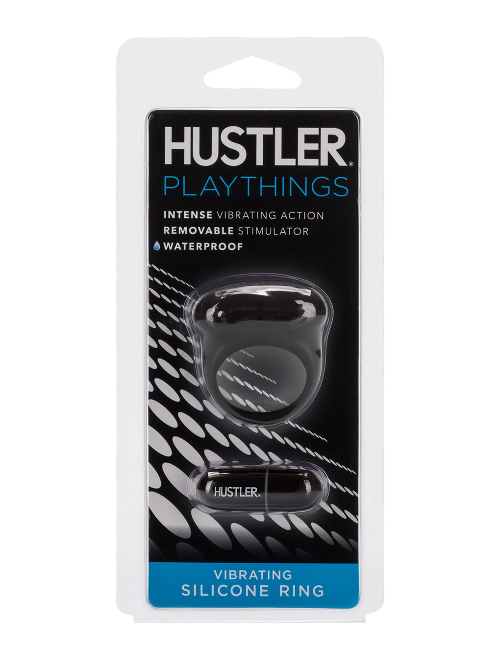 Hustler Playthings Vibrating Silicone Cockring - Novelties - Cockring