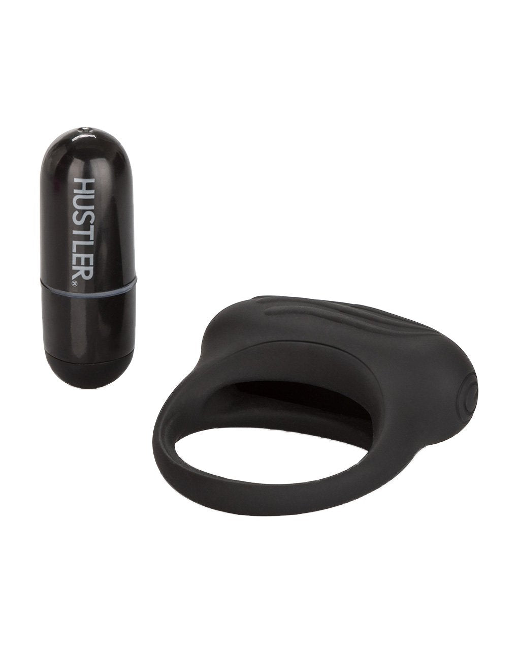 Hustler Playthings Vibrating Silicone Cockring - Novelties - Cockring