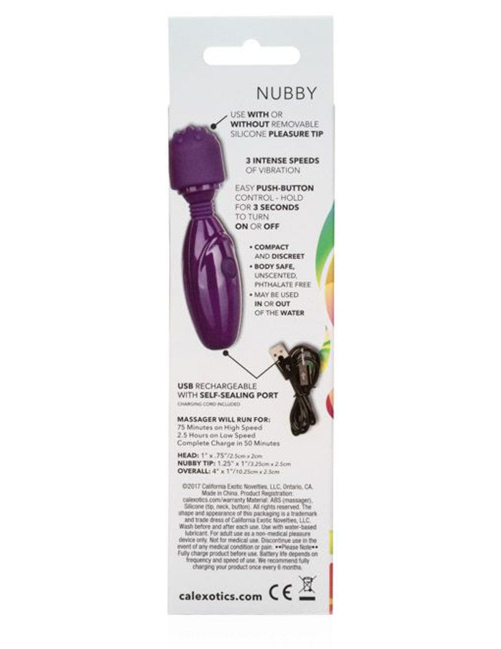 Cal Exotics Tiny Teasers Nubby - Novelties - Massager